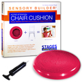 Stages Learning Materials Sensory Builder® Active Attention Chair Cushion, Red SLM-2102